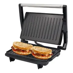 GENERICO - Plancha Sandwichera Plancha Panini Parrilla Electrica Panini