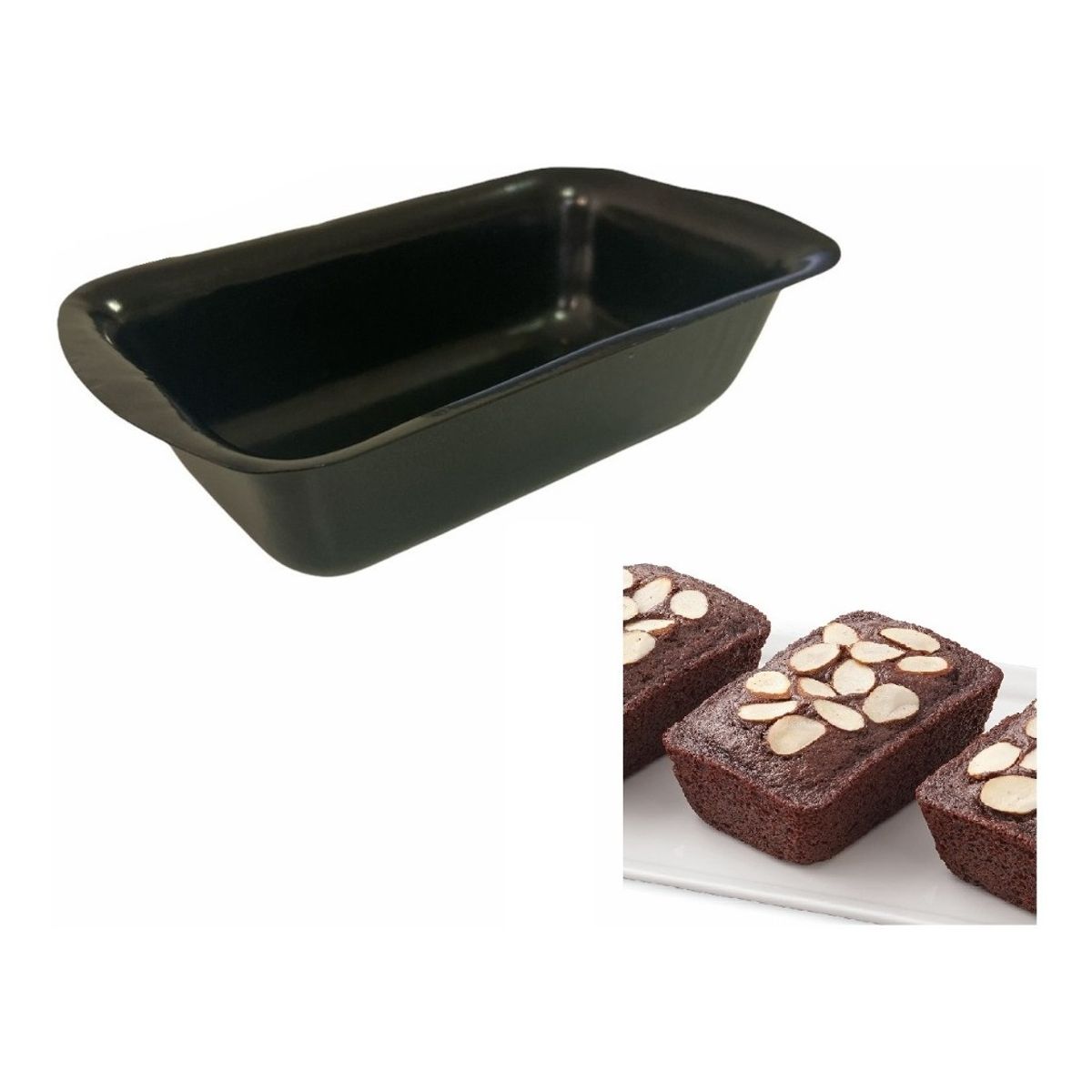 GENERICO - Molde Pan Molde Para Pan De Molde Rectangular Queque 85mm.