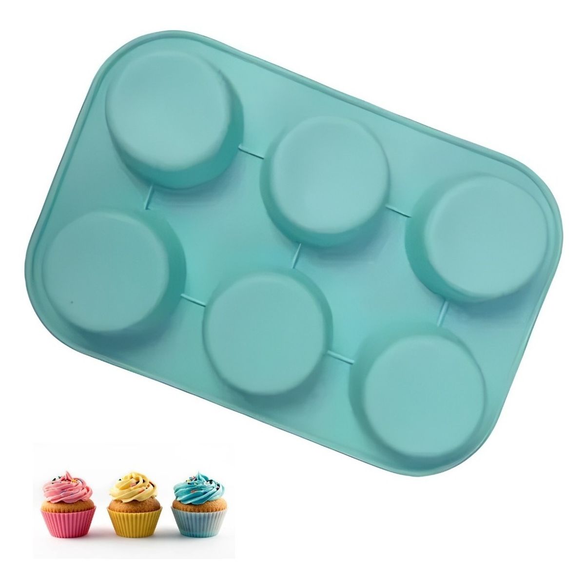GENERICO - Moldes Silicona Moldes Cupcake Molde Muffin Moldes Magdalena.