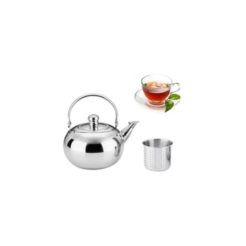 GENERICO - Tetera De Te Tetera De Agua Teteras Filtro Te Infusor 18cm.