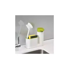 GENERICO - Dispensador Jabón Líquido Lavalozas Lavaplatos Porta Esponja.