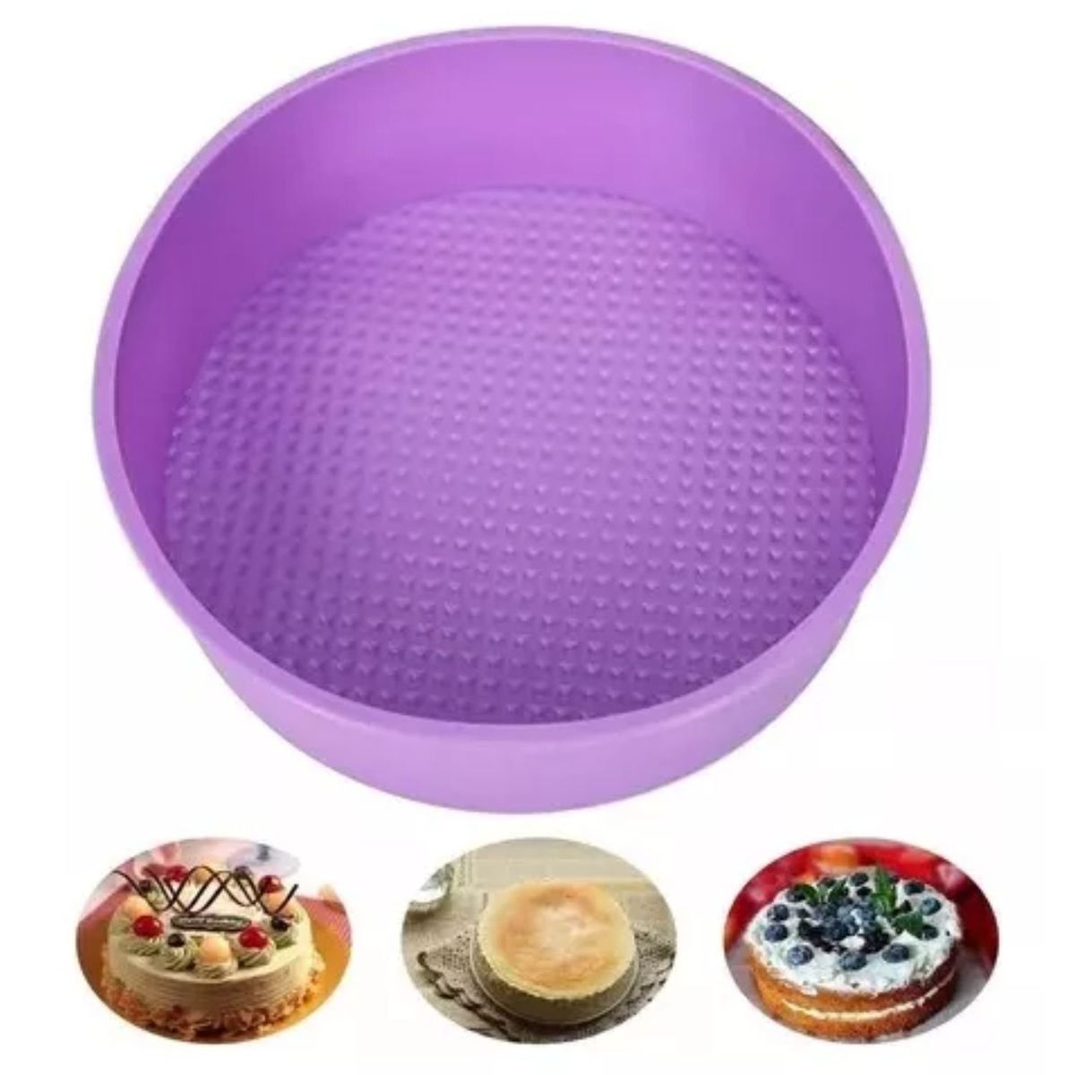 GENERICO - Molde Silicona Molde De Torta Molde De Silicona Mini Redondo.