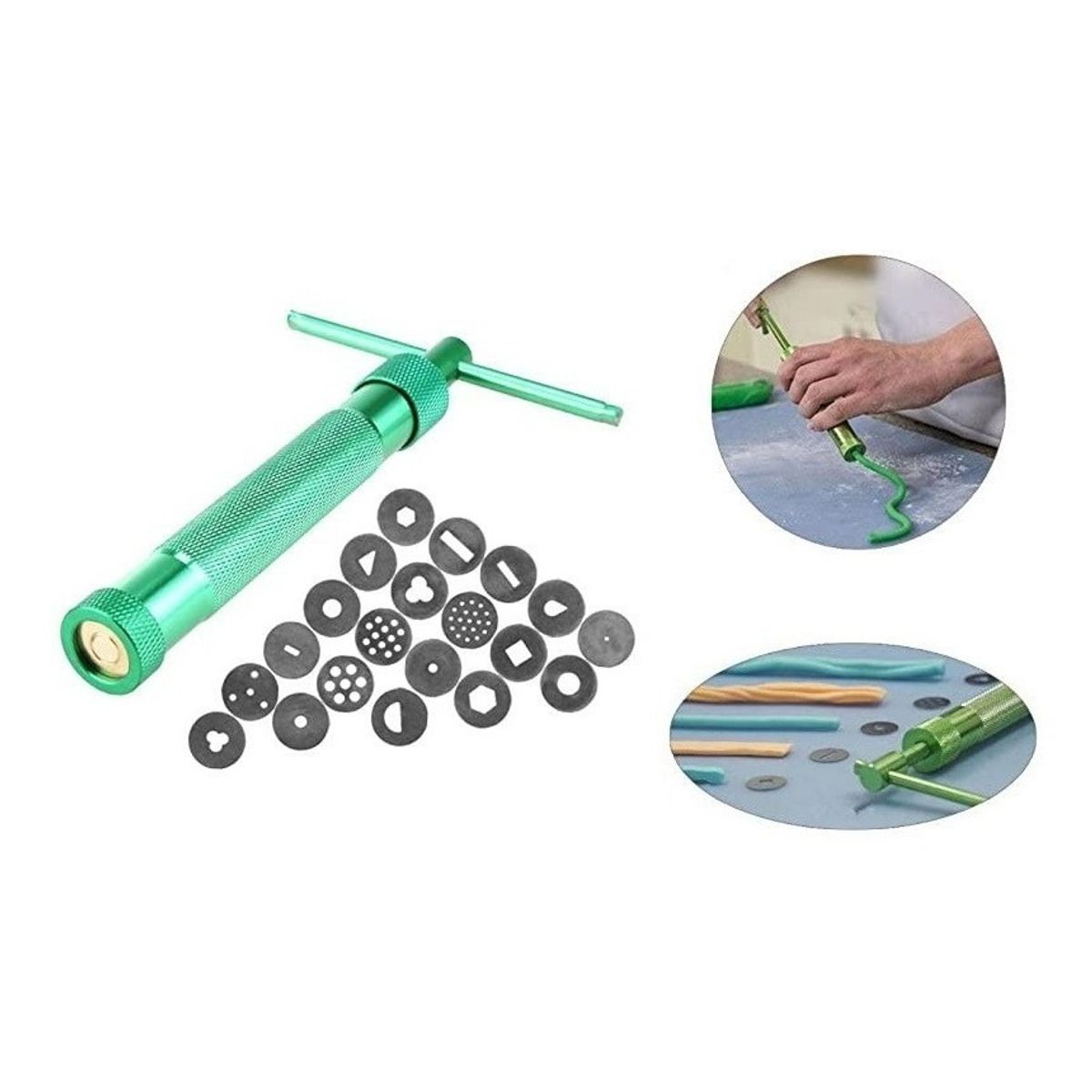 GENERICO - Moldes Para Fondant Moldes De Fondant Extrusor De Fondant 20.