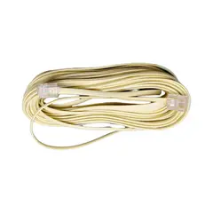 GENERICO - Cable Extensión De Teléfono marfil De 10 Metros