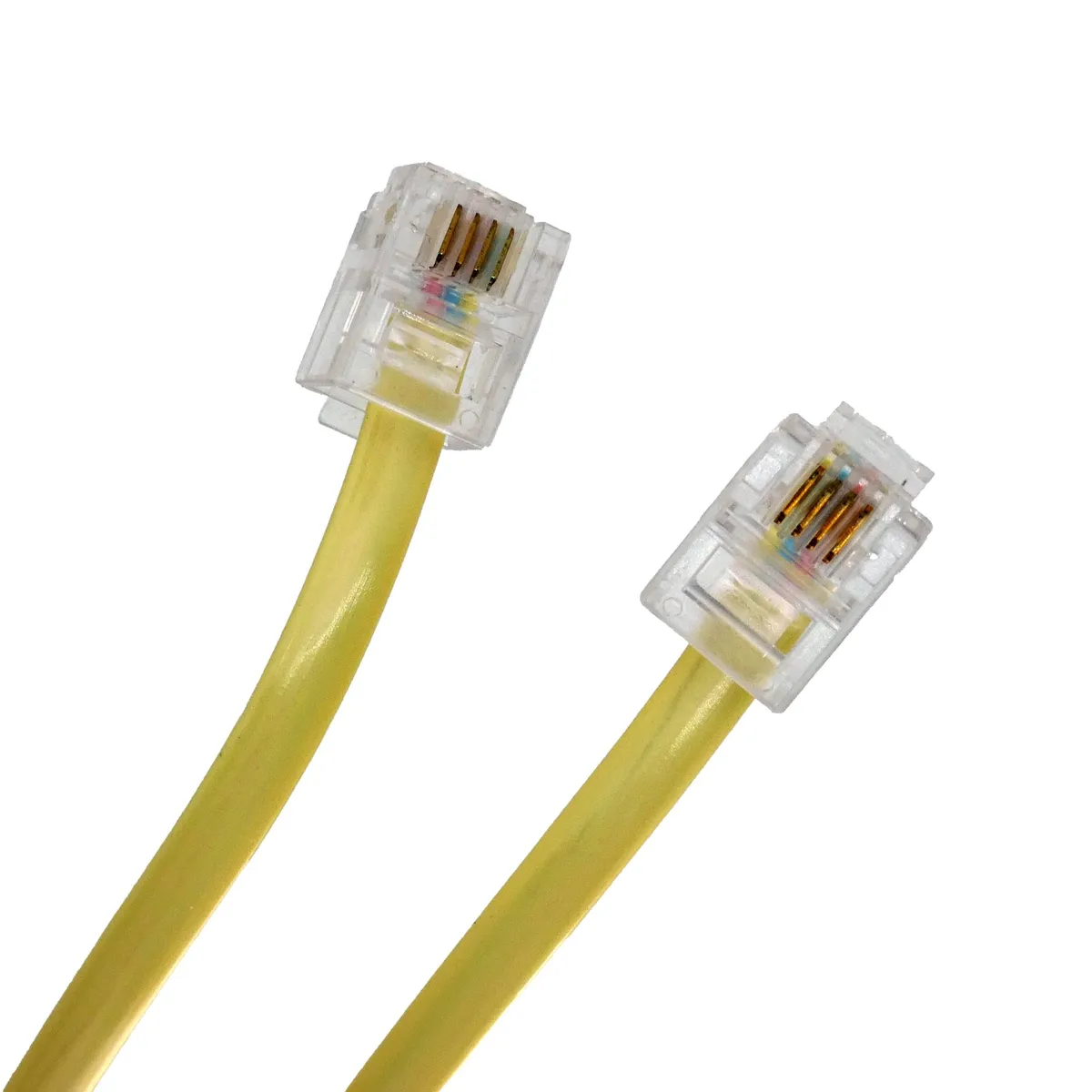 GENERICO - Cable Extensión De Teléfono marfil De 10 Metros