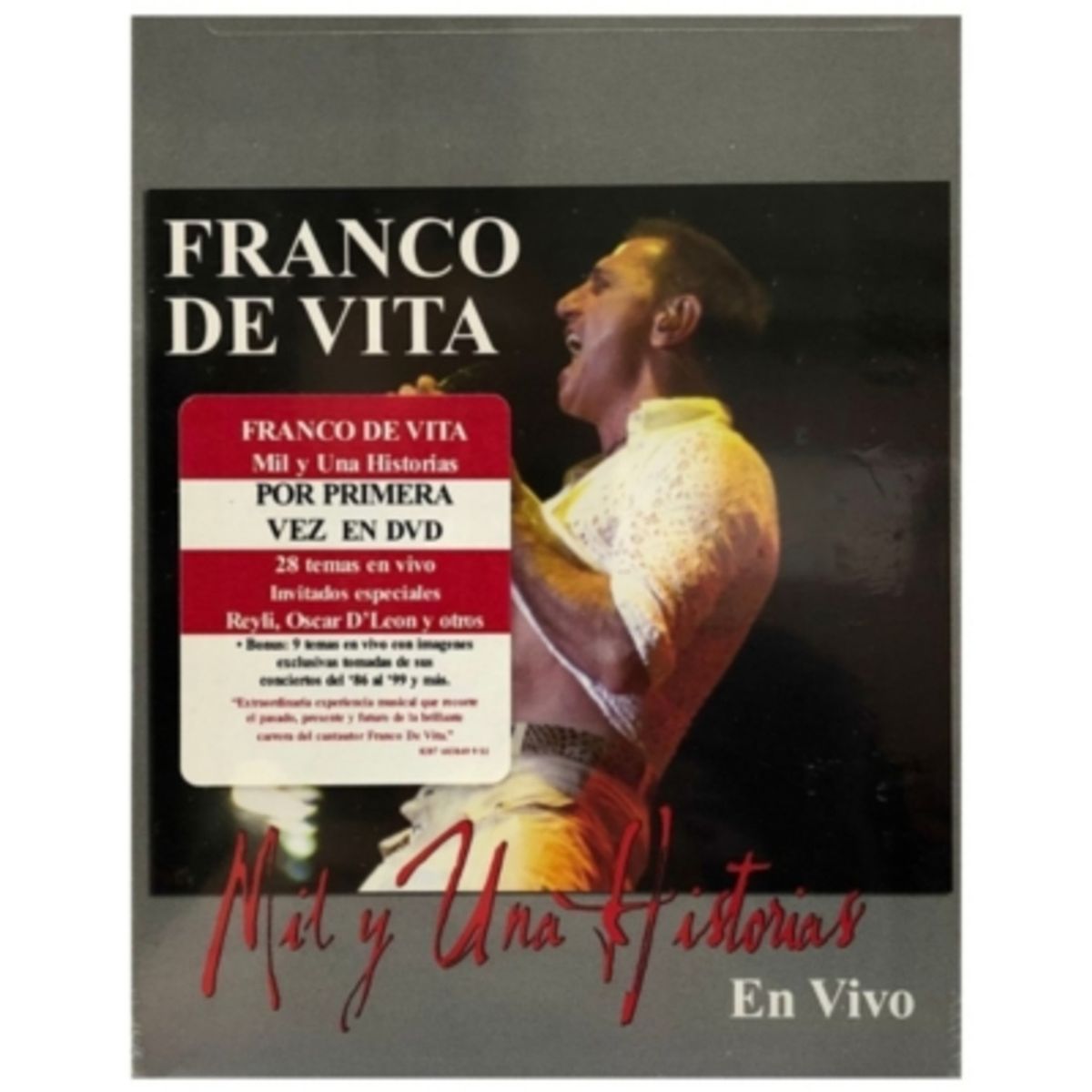 HITWAY MUSIC - FRANCO DE VITA-MIL Y UNA HISTORIAS EN VIVO-DVD HITWAY MUSIC