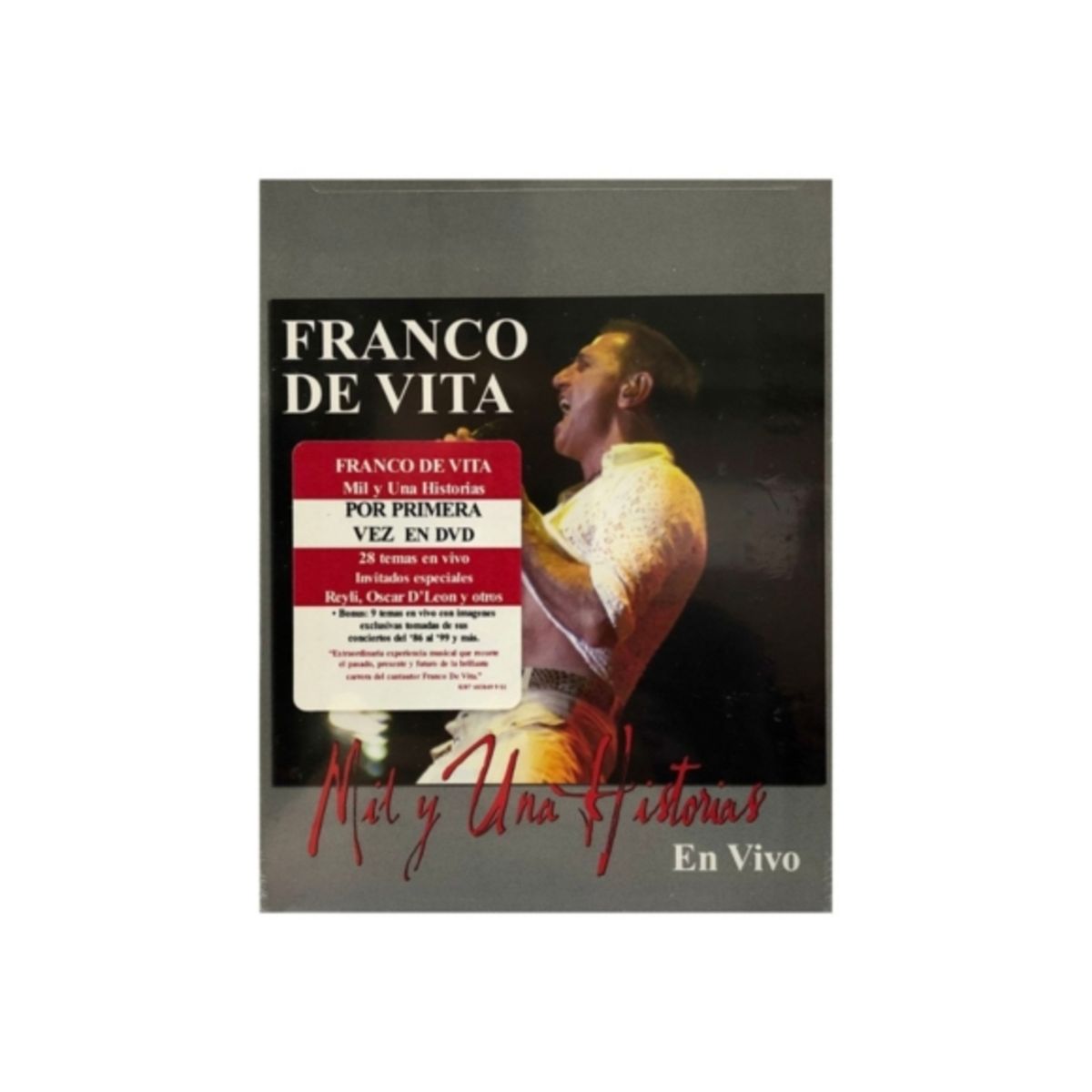 HITWAY MUSIC - FRANCO DE VITA-MIL Y UNA HISTORIAS EN VIVO-DVD HITWAY MUSIC