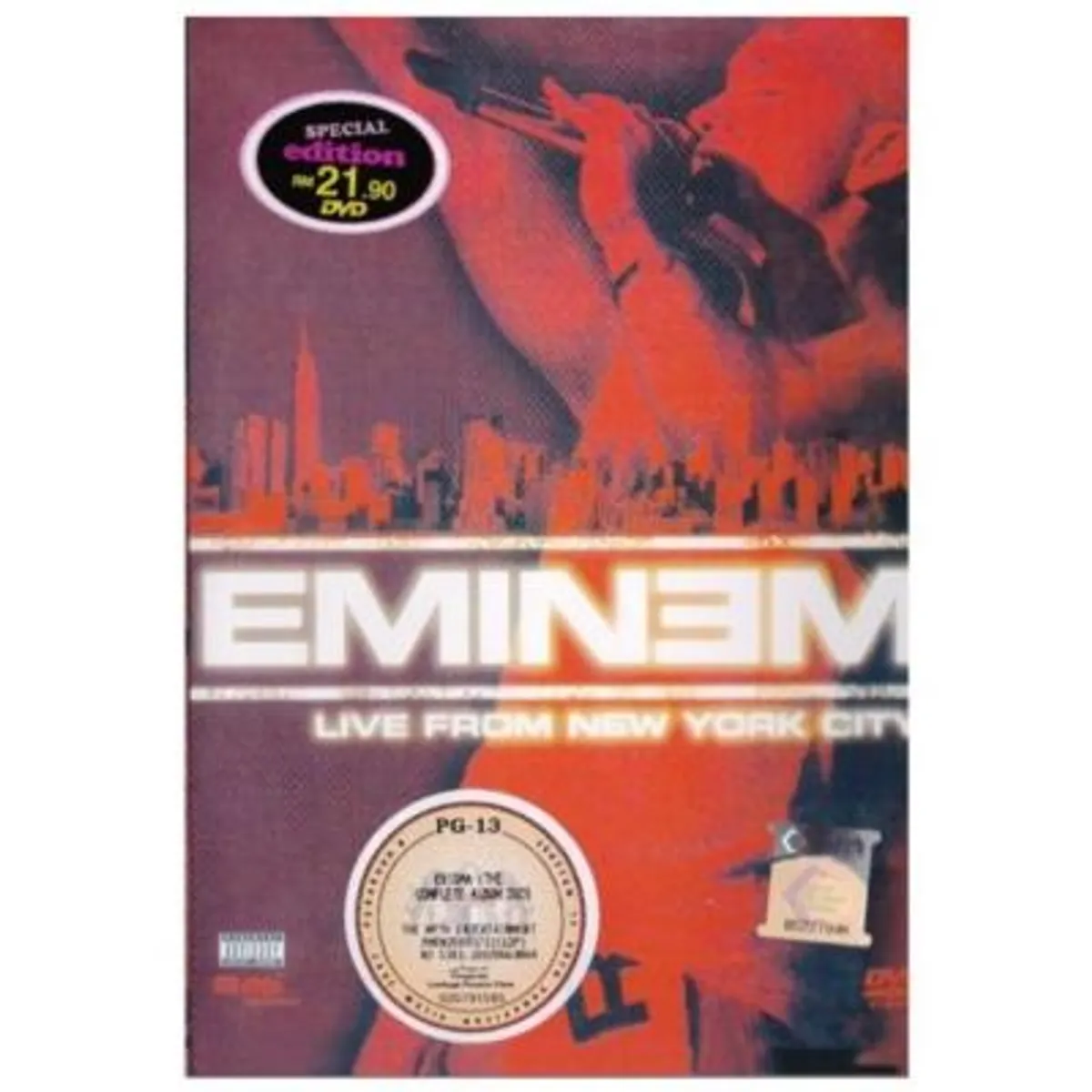 HITWAY MUSIC - EMINEM - LIVE FROM NEW YORK CITY - DVD HITWAY MUSIC