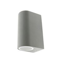 Apliqué Exterior LED Porta 2GU-10 Gris