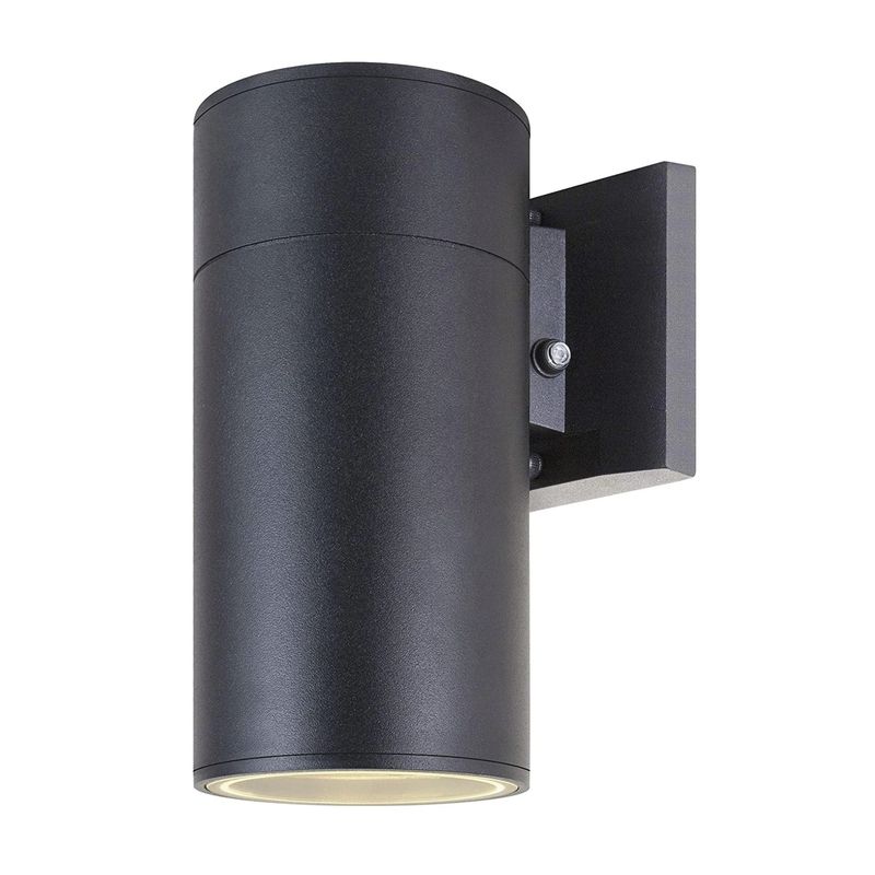 HB LEDS - Apliqué Exterior Decorativo Porta GU10 Negro
