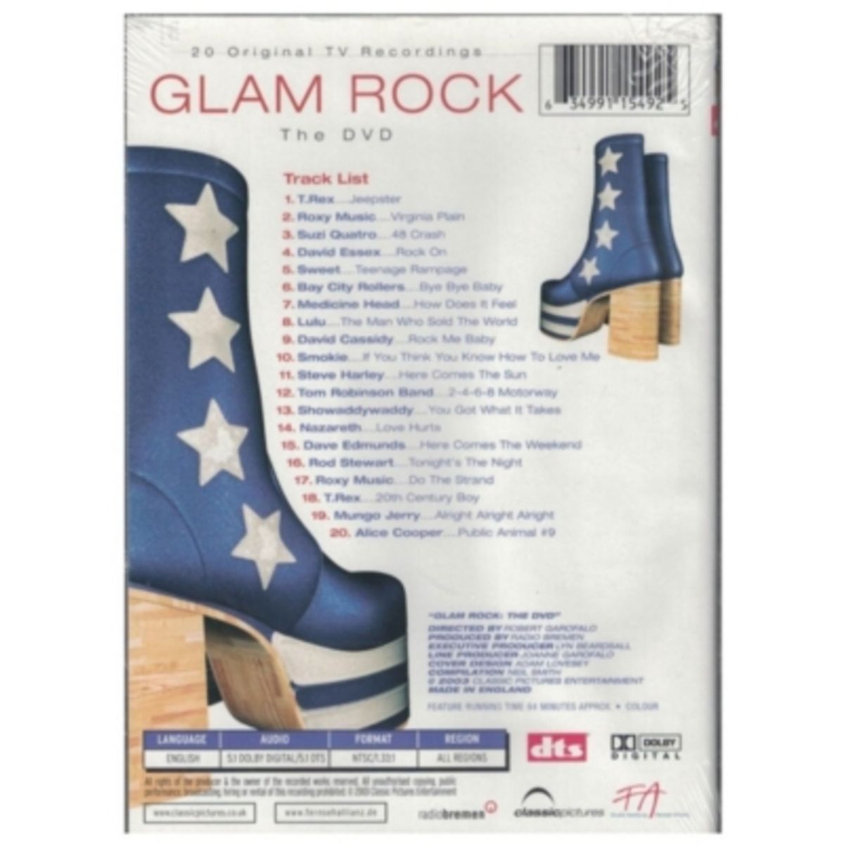 HITWAY MUSIC - GLAM ROCK - THE - DVD COLLECTION - DVD HITWAY MUSIC