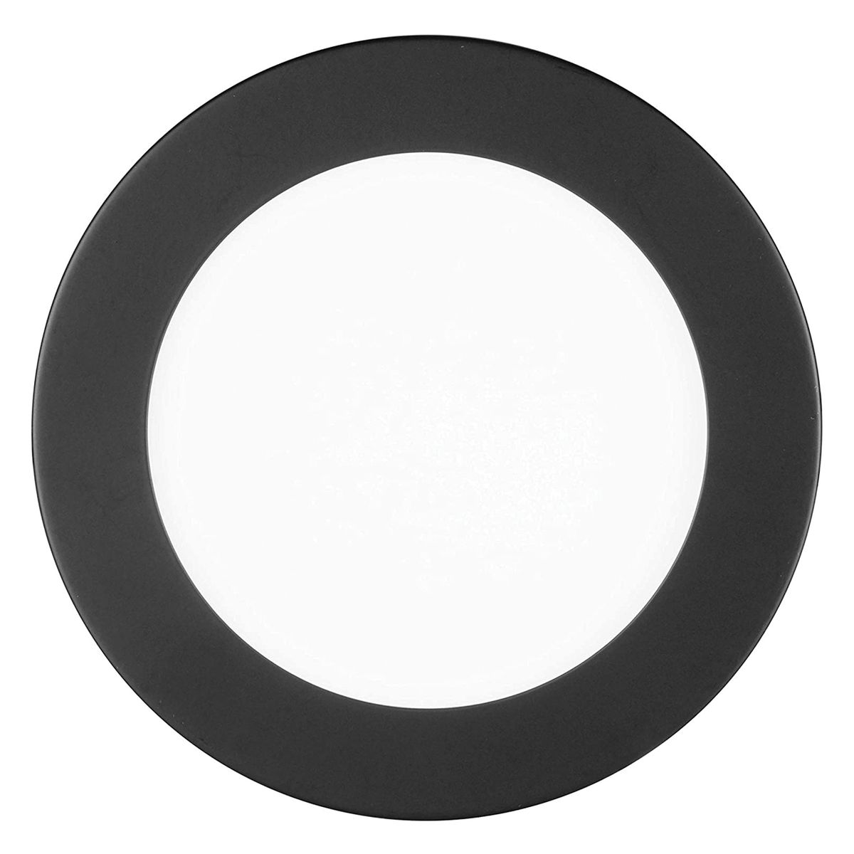 AVC - Panel Redondo LED Sobrepuesto Negro 18W Cálido