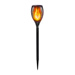 HB LEDS - Antorcha LED Estaca Efecto Llama Para Exterior con Carga Solar