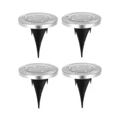 HB LEDS - PACK DE 4 ESTACAS SOLARES LED DE JARDÍN