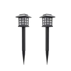 HB LEDS - PACK 2 FAROL ESTACA CARGA SOLAR ESPECIAL JARDÍN