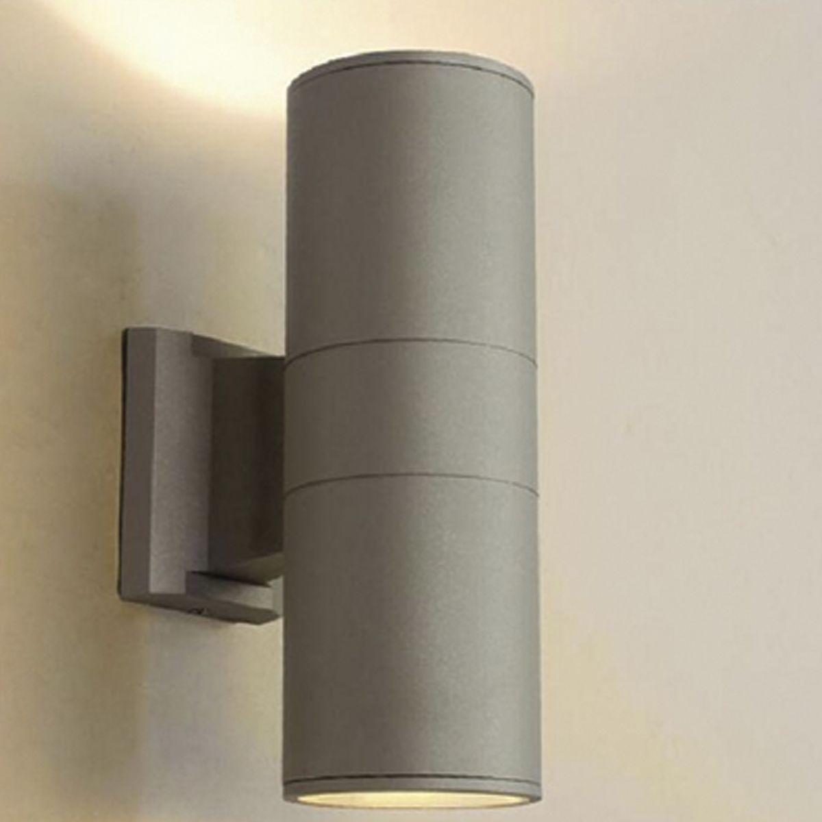 HB LEDS - Apliqué Bidireccional LED Incorporado Gris 2 * 5W