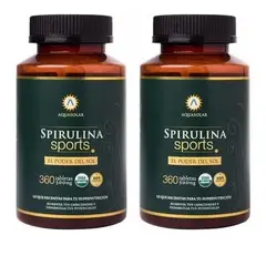 AQUASOLAR - Spirulina Sport Organic Aq 720 Tabletas 2x360