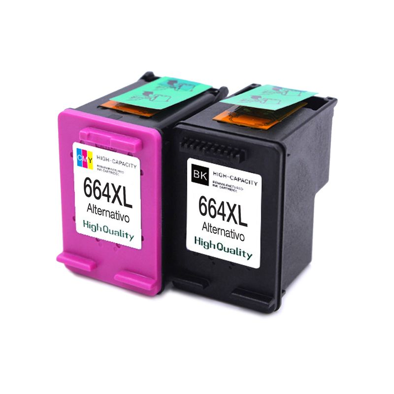 GENERICO - 2 Tintas 664xl BK18ML + CL18ML alternativos 1115-2135-3635 C/iva