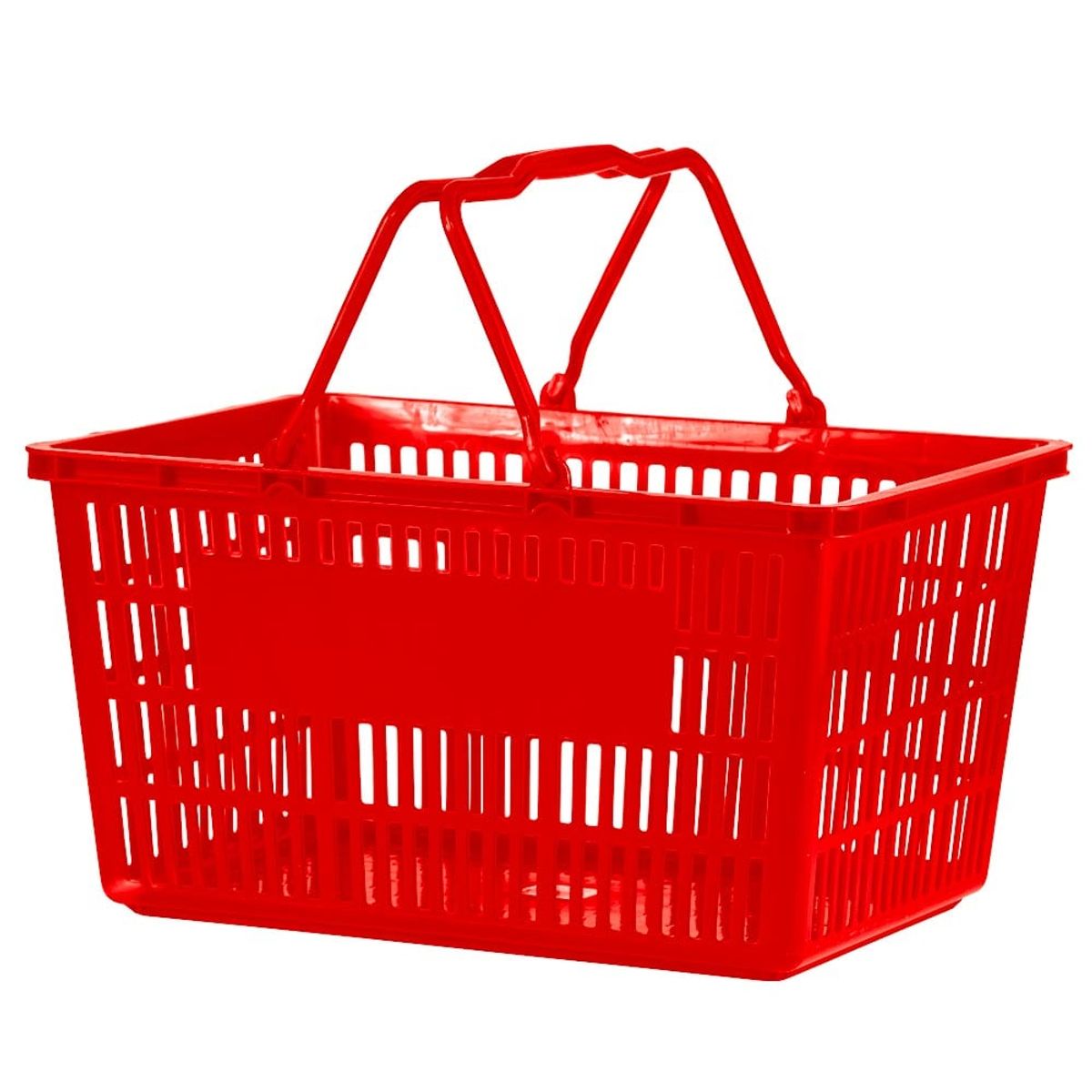 GENERICO - Canasto De Compras Supermercado de mano 25x32x46cm Bighouse