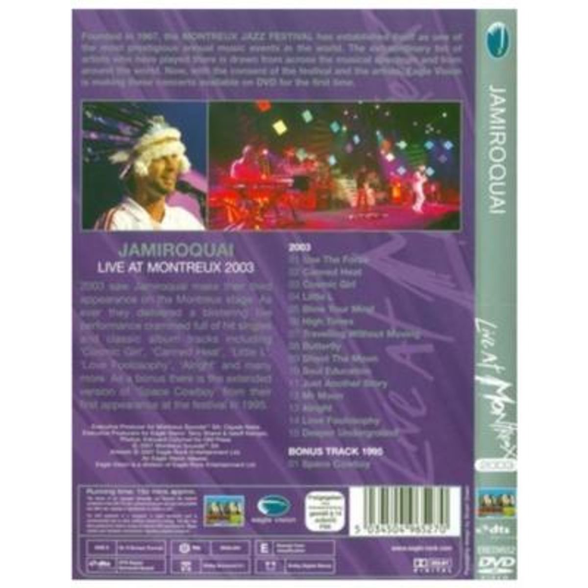 HITWAY MUSIC - JAMIROQUAI - LIVE AT MONTREUX - DVD HITWAY MUSIC