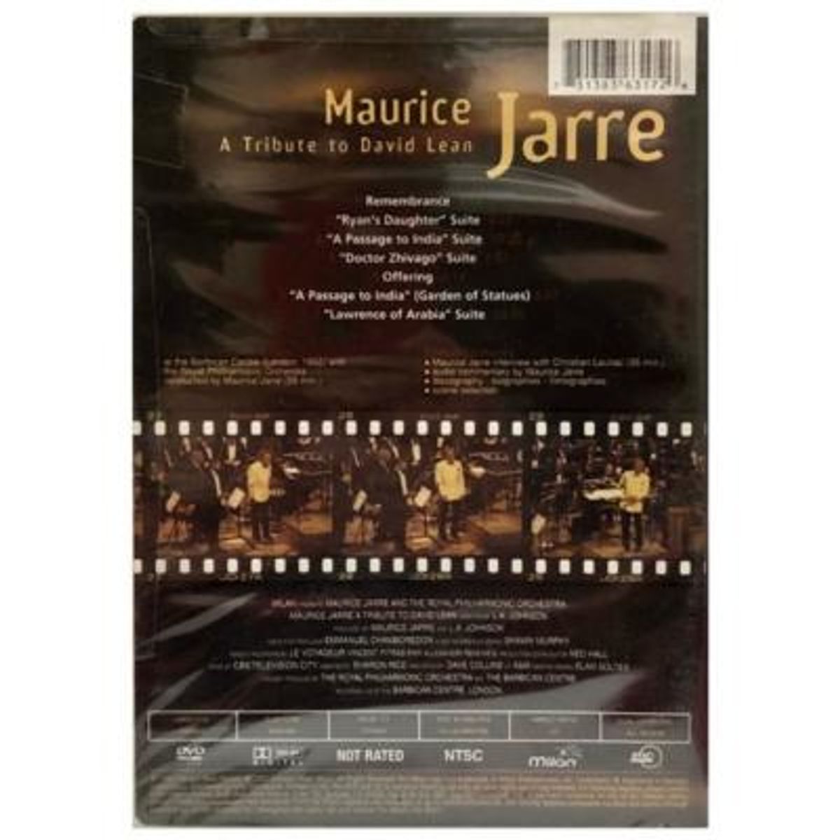 HITWAY MUSIC - MAURICE JARRE - TRIBUTE TO DAVID LEAN (DVD+CD) - DVD HITWAY MUSIC