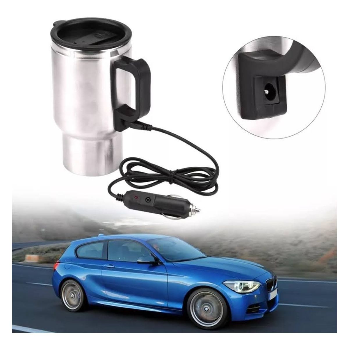 GENERICO - Vaso Tazon Termo Calentador Auto 12v Cafe Te