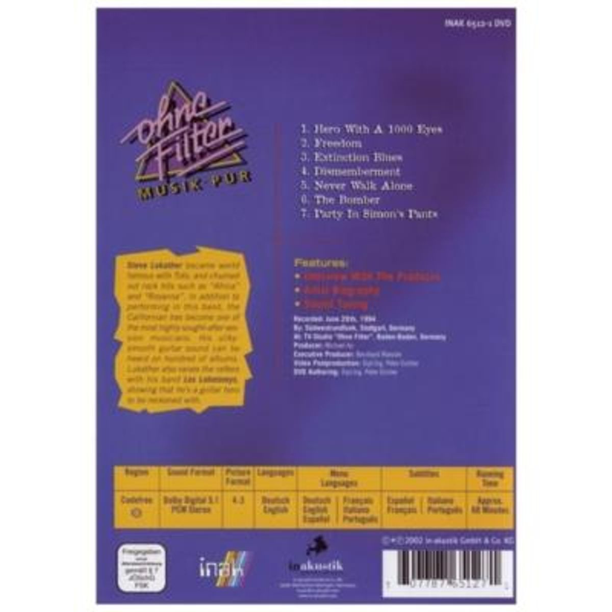 HITWAY MUSIC - STEVE LUKATHER - IN CONCERT - DVD HITWAY MUSIC