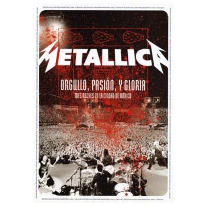 HITWAY MUSIC - METALLICA - ORGULLOPASION Y GLORIA - DVD HITWAY MUSIC