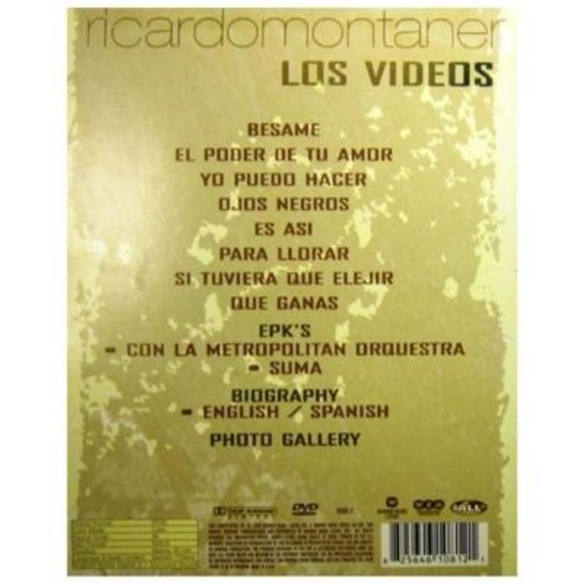 HITWAY MUSIC - RICARDO MONTANER - LOS VIDEOS - DVD HITWAY MUSIC