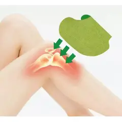 GENERICO - Pack x10 Parches Alivio Del Dolor Rodilla A Base De Hierbas