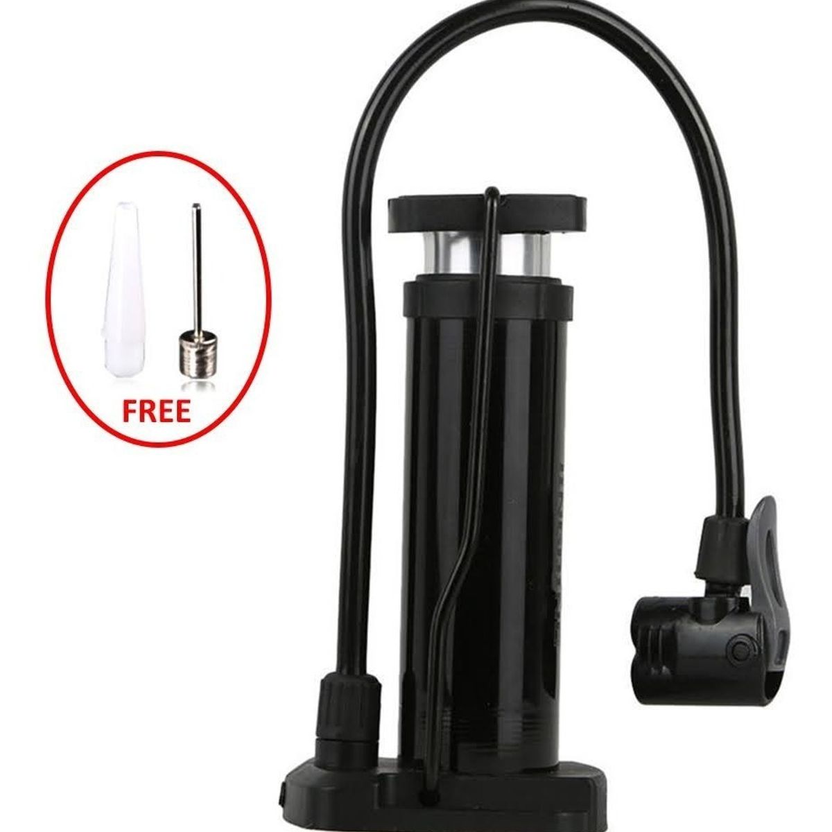 GENERICO - Bombin Inflador Con El Pie Para Bici Moto Pelotas