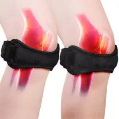 GENERICO - Pack x2 Rodillera Menisquera Rotulina Strap Ajustable