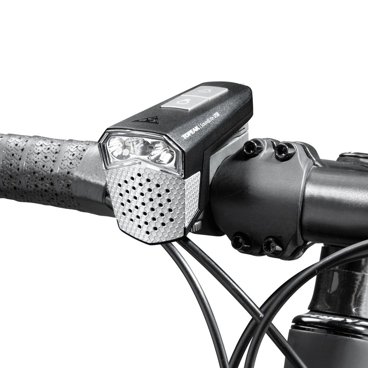 TOPEAK - Luz Topeak Delantera Bocina Inalambrica USB 70 Lumens
