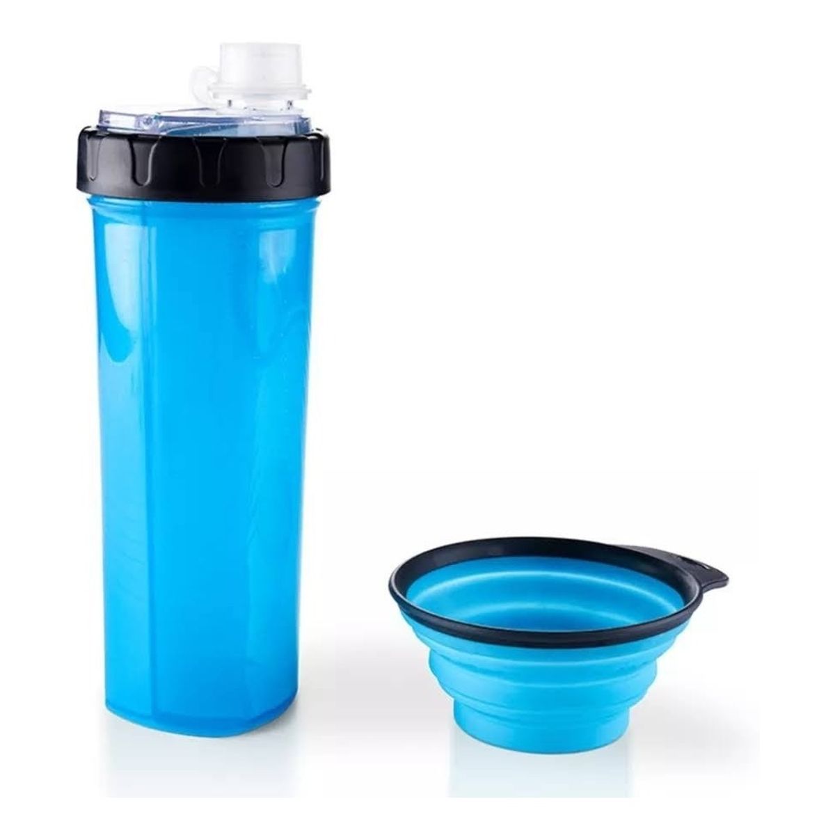 GENERICO - Bebedero Botella Agua Portátil Perros Mascota Viajes Celeste