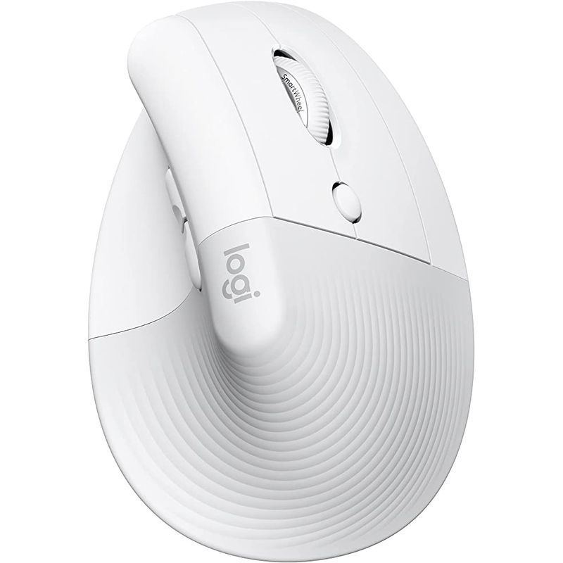 LOGITECH - Mouse Inalámbrico Logitech Lift Vertical Blanco