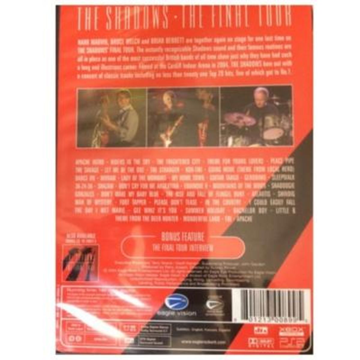 HITWAY MUSIC - THE SHADOWS - THE FINAL TOUR - DVD HITWAY MUSIC