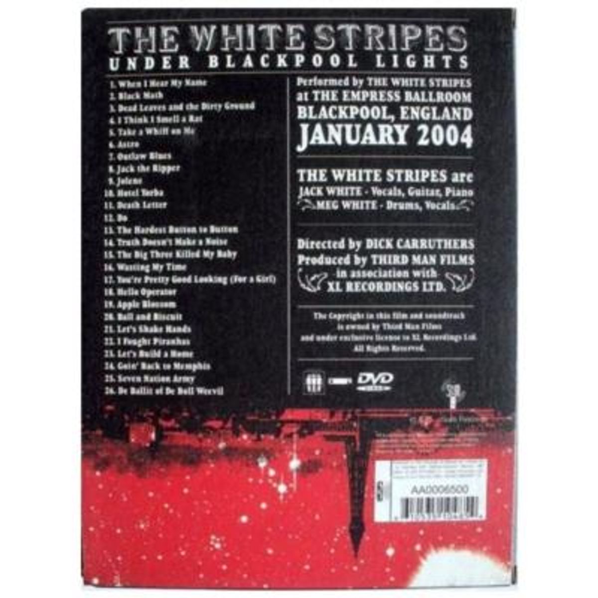 HITWAY MUSIC - THE WHITE STRIPES - UNDER BLACKPOOL LIGHTS - DVD HITWAY MUSIC
