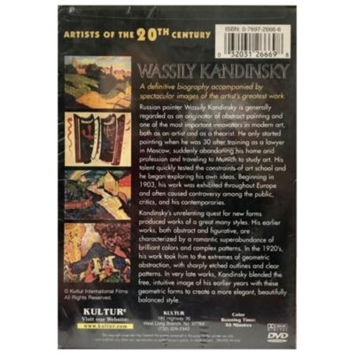 HITWAY MUSIC - WASSILY KANDINSKY - ARTISTS OF THE 20TH CENTURY - DVD HITWAY MUSIC
