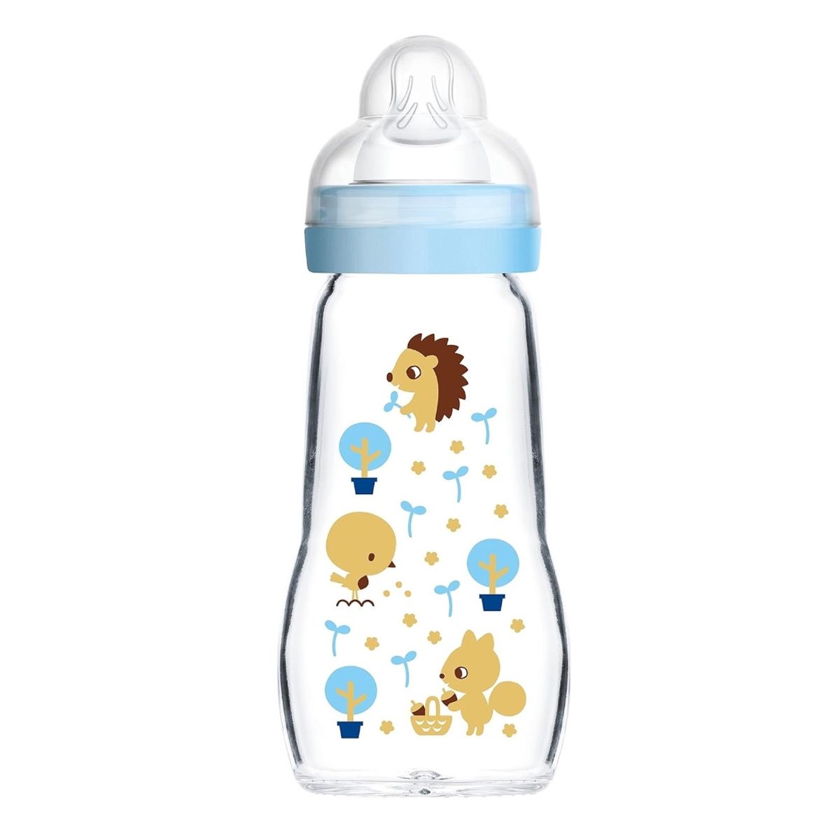 MAM - Mamadera de Vidrio MAM Feel Good 260ml Azul