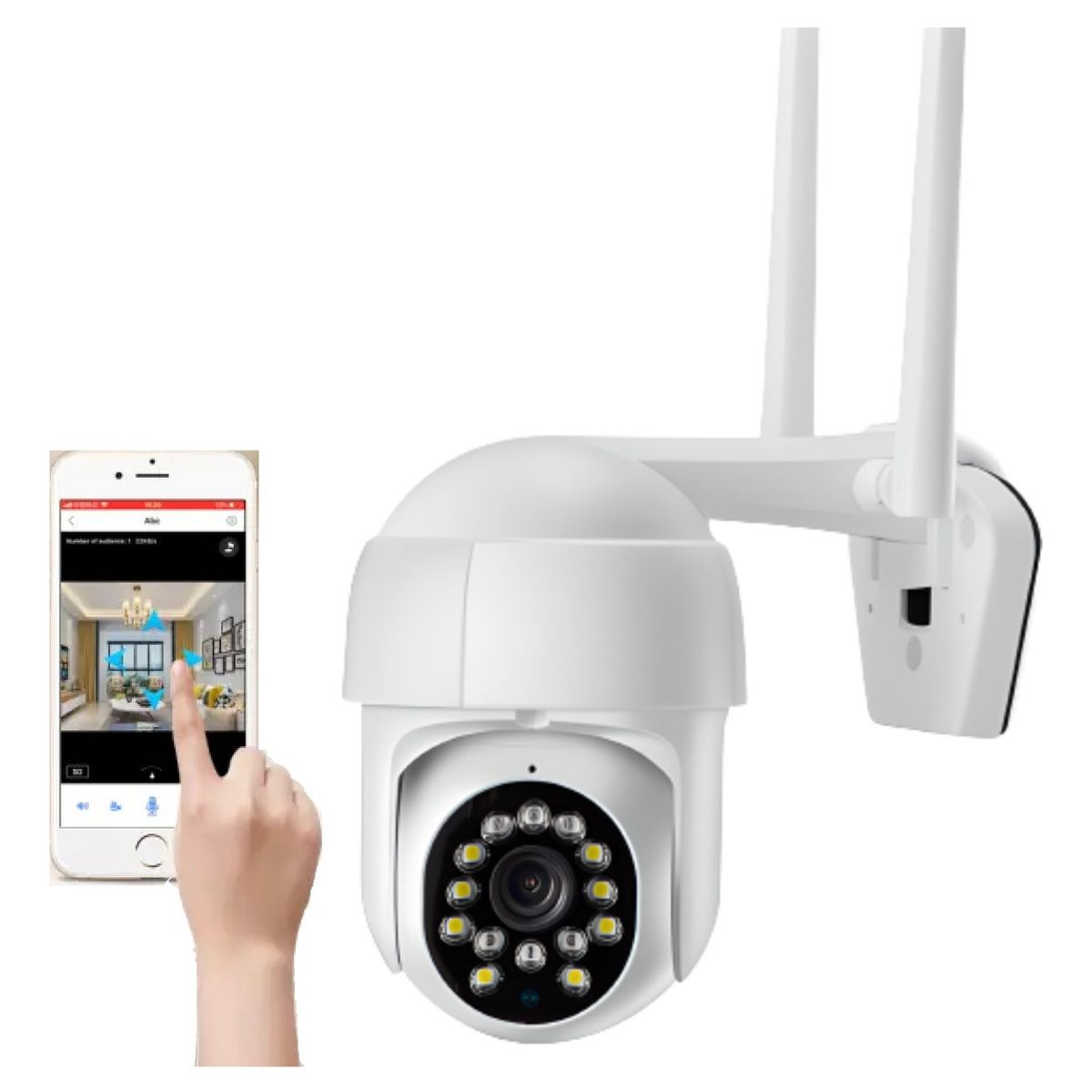 GENERICO - Cámara Ip Wifi Hd Motorizada Yoosee