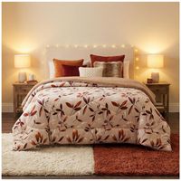 Cobertor Chiporro Invierno 2 Plazas - Crema Hojas F101