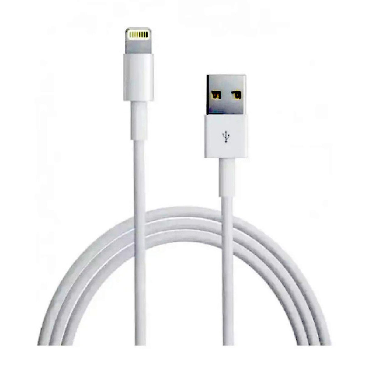 GENERICO - Cable Cargador Lightning USB para iPhone iPad y iPod Alta Velocidad y Protección Inteligente