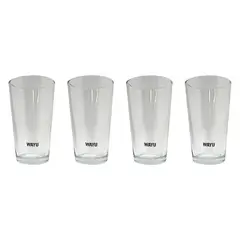 WAYU - Set 4 Vasos Vidrio 475 ml