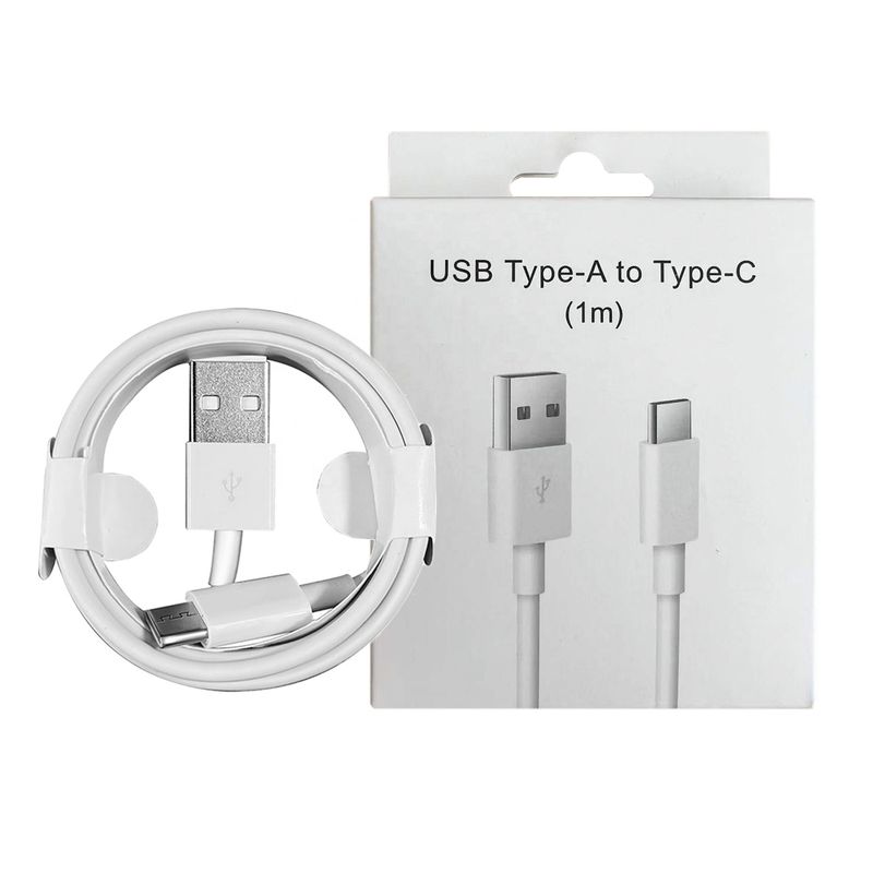 GENERICO - Cable Cargador y datos USB Tipo C de 1 Metro para Samsung Xiaomi
