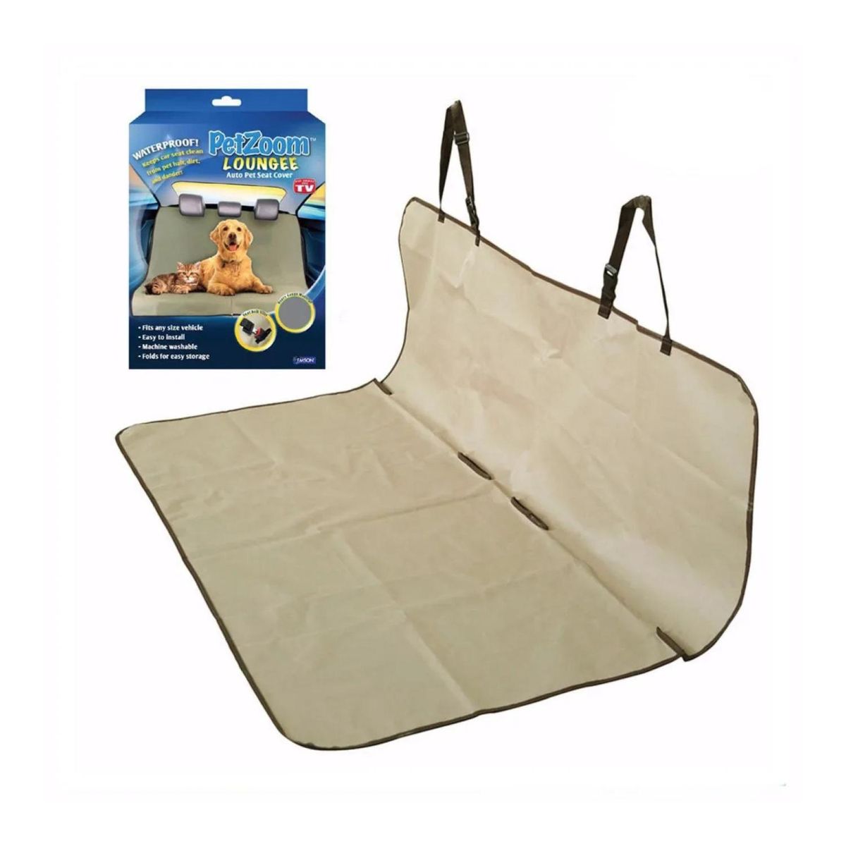 GENERICO - Cubre Cojin De Autos Para Mascotas A Prueba De Agua