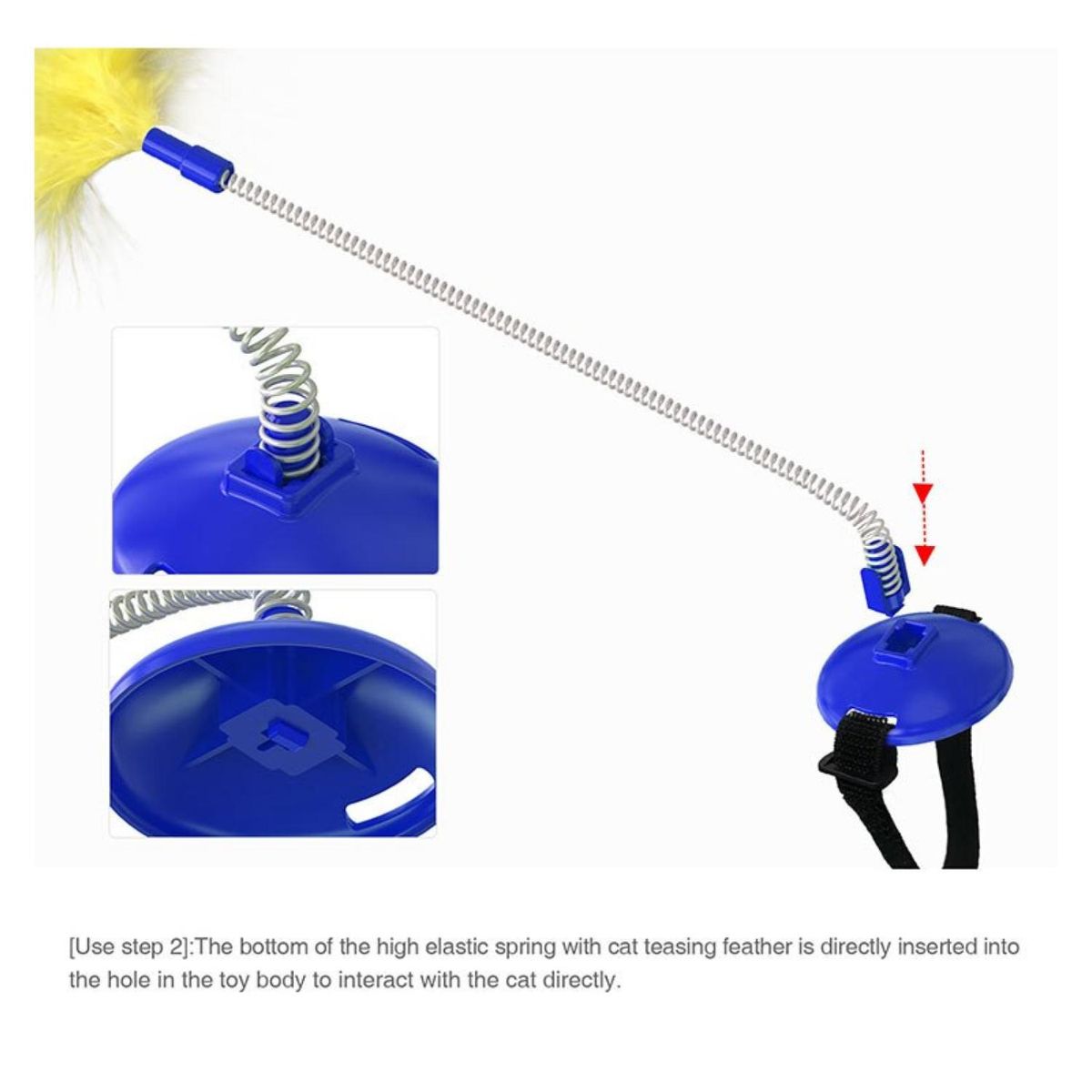 GENERICO - Juguete Telescopico Interactivo Para Mascotas Gatos