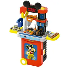 DISNEY - Juguete Set Maleta Herramientas 23 Piezas Roja Mickey Mouse