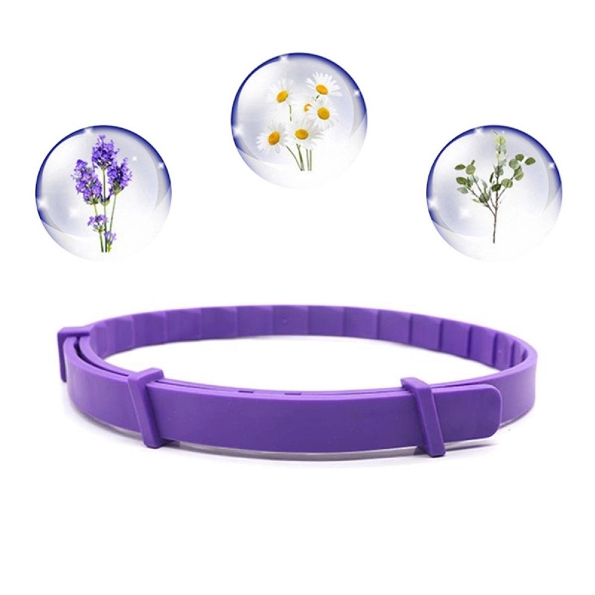 GENERICO - Collar Calmante Gato Reducción Antiestrés Ajustable 2 Unid.