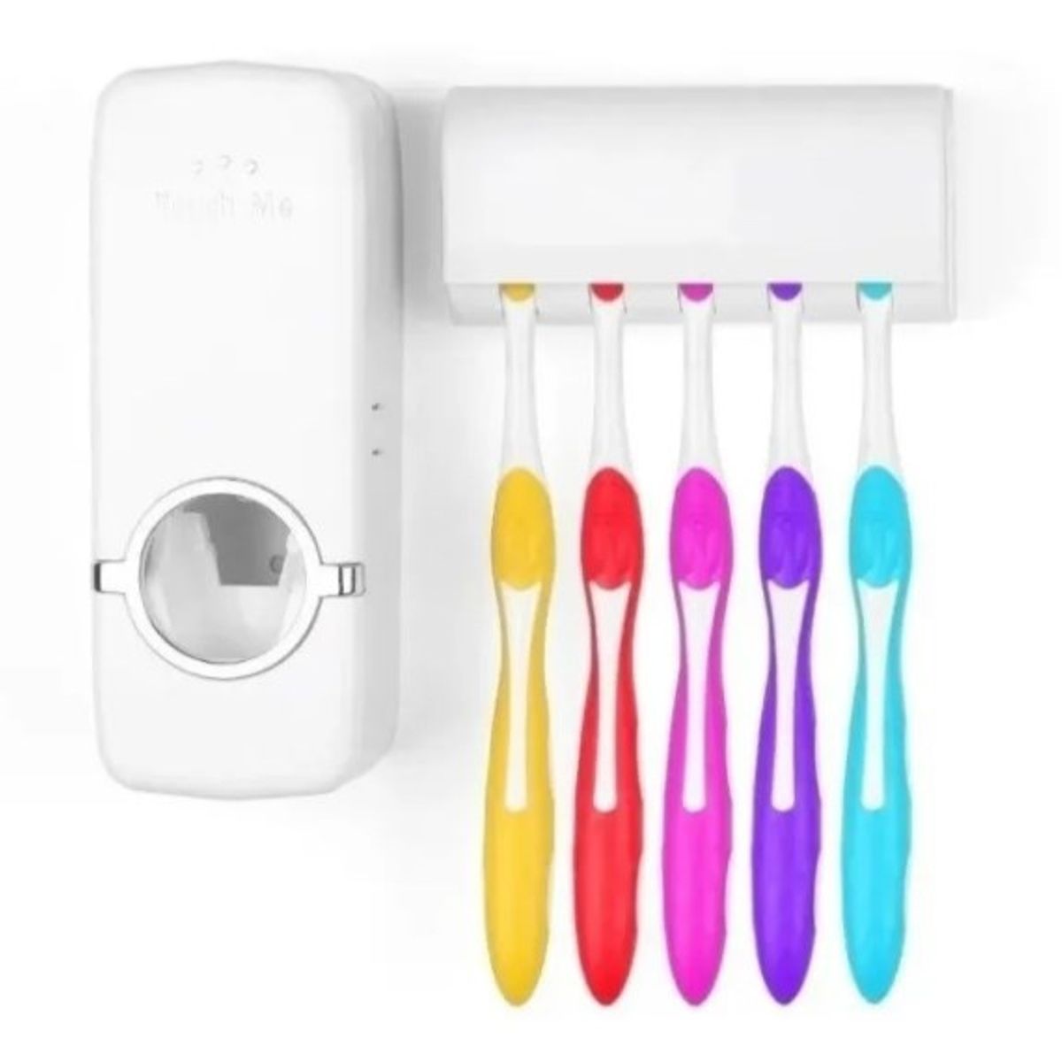 GENERICO - Dispensador De Crema Dental Y Porta Cepillo De 4 Divisiones