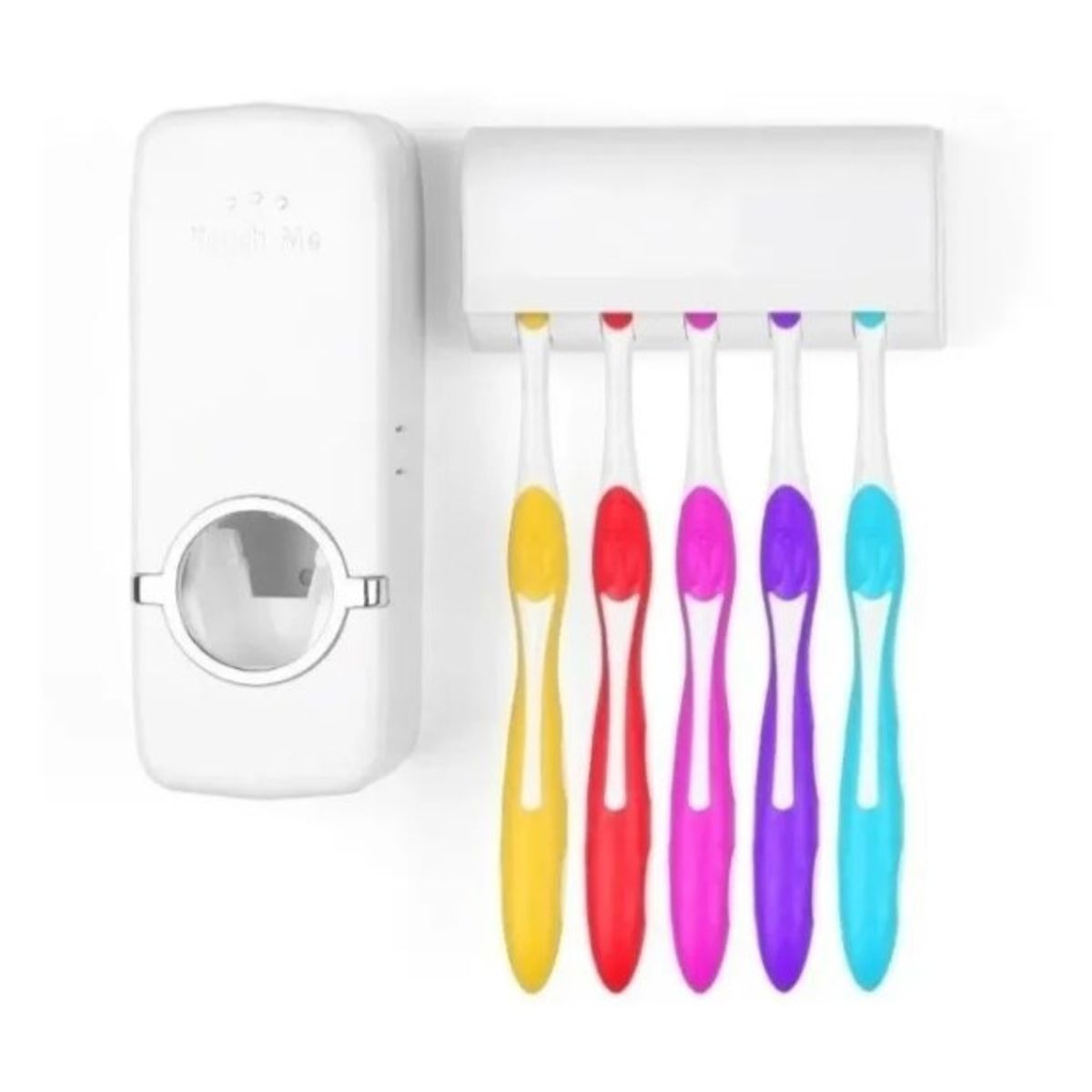 GENERICO - Dispensador De Crema Dental Y Porta Cepillo De 4 Divisiones